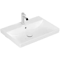 Waschtisch V&B Avento 650x470x155, mit Überlauf, weiß