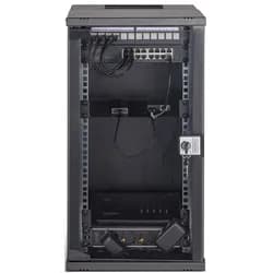 DIGI DN-49105SET - 10" Wandgehäuse, 12HE, 300 mm Tiefe, schwarz, Set