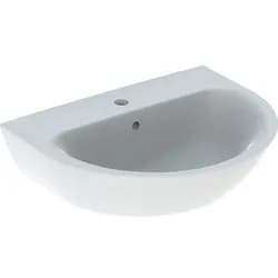 Geberit Renova Waschtisch, 60x48cm m. Hl. mittig, m. Ül., weiß