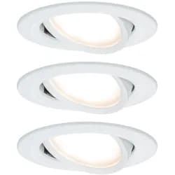 Paulmann LED Einbauleuchte Nova Plus Basisset schwenkbar - Weiß