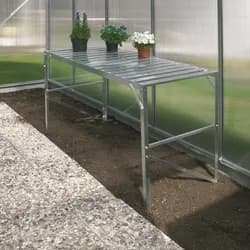 Vitavia Alutisch, 1 Ablage, 121x54x76cm, aluminium eloxiert