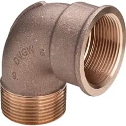 Viega Bogen 3092 R 1 1/4 x Rp 1 1/4 90° Rotguss