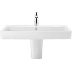 Duravit Möbelwaschtisch No. 1 80x46cm, m HL, ÜL, Hahnlochbank, weiß