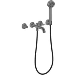 AXOR 48444340 3-Loch Wannenarmatur AXOR One - Schwarz