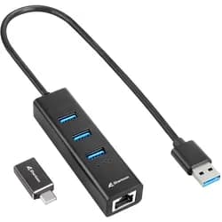 Sharkoon 3-Port USB 3.2 Gen 1 Alu Hub