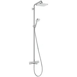 hansgrohe Showerpipe Croma E 280 mit Wannenthermostat, 1jet, chrom