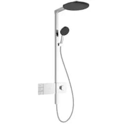 hansgrohe Showerpipe Raindance Alive S 2jet, EcoSm., Mind.-Druck 1,2 bar, chrom