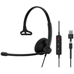 EPOS 1001419 - Headset, IMPACT 100, MS, Mono, USB-C+A