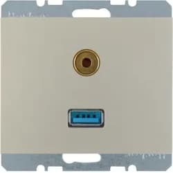 Berker Steckdose USB/3,5mm Audio 3315397004