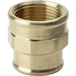 Rotguss-Muffe 3240 3/4x1/2" reduziert