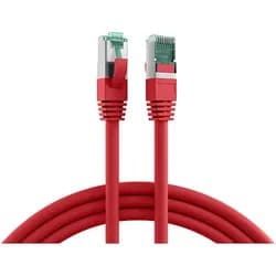 EFB-Elektronik patch cable - 10 m - red - Rot - 10m