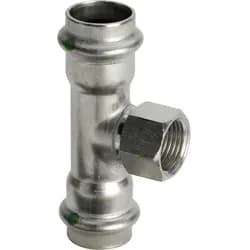 Sanpress Inox Tee 54mm x 1/2" x 54mm stainless steel