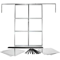 VITAVIA Doppeltür für Gewächshäuser »Sirona«, BxH: 122 x 191 cm - silberfarben