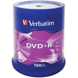 Verbatim DVD+R 100 Stück Spindel