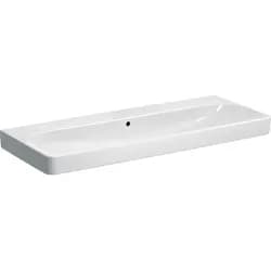 Geberit Waschtisch Smyle Square 120x48cm, KeraTect/we, o. Hahnl., m ÜL