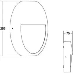 Brumberg Leuchten LED-Wandanbauleuchte 230V 10037173