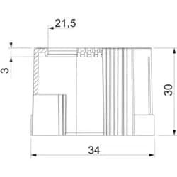 OBO Bettermann Rohrendtülle 129 TB PG21