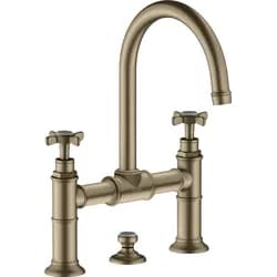 hansgrohe Zwei-Griff-Waschtischarmatur 220 Axor Montreux A 175mm, m Kreuz, ZugstAblGar, b ni.