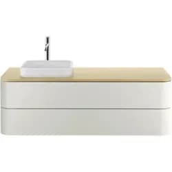Duravit Konsole „Happy D.2 Plus“, links in Mediterrane Eiche