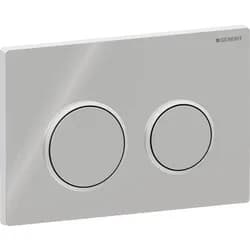 actuator plate omega20 for dual flush: bright chrome