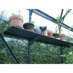 Vitavia Alu-Wandregal, smaragd, 122x15cm