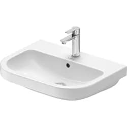 DU D-Code 2.0 Waschtisch, Weiß Hochglanz Rund, 60cm