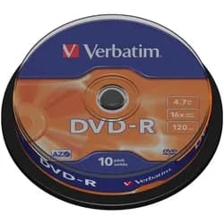 Verbatim DVD-R 4,7GB 16x 10er Spindel