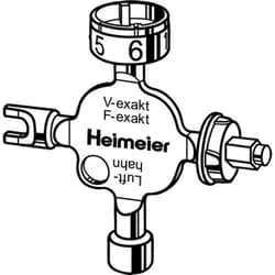 Universalschlüssel für Heimeier-Ventile