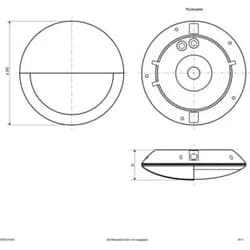 EVN LED-Wandleuchte IP65 WE30181425