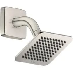 Hansgrohe AXOR Citterio C Kopfbrause 120/120 1jet EcoSmart mit Brausearm, Edelstahl Optic