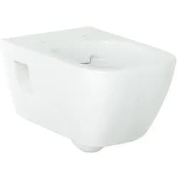 Geberit Renova Plan Wand-WC Tiefspüler teilgeschlossene Form, Rimfree, weiß