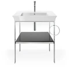 DURAVIT WT1020002010 White Tulip Einhebel-Waschtisch- - Silber