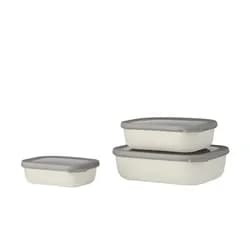 MEPAL Multischüssel Set Cirqula, nordic white, 0,5/1,0/2,0 l