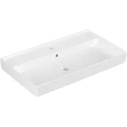 V&B Schrankwaschtisch Collaro 80x47cm, mit Überlauf, weiß
