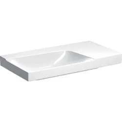 Geberit Waschtisch Xeno2 90x48cm, Ab R, o HL, o. ÜL, we. K-Tect