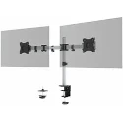 DURABLE Monitor-Halterung Select Dual silber