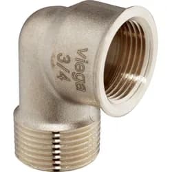 Viega Bogen 3092 R 2 x Rp 2 90° Rotguss