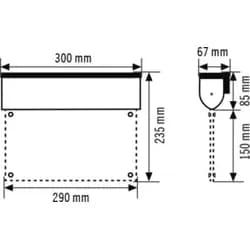 ESYLUX LED-Rettungszeichenleuchte SLCEL LED#EN10031625