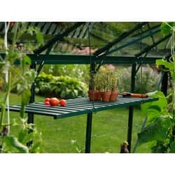 VITAVIA Alu-Regal, BxT: 31 x 120 cm - gruen