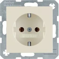 Berker SCHUKO-Steckdose ws/gl 41438982