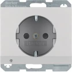 Berker SCHUKO-Steckdose alu 41097003