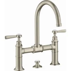 AXOR 16511820 Zweigriff Waschtischarmatur 220 Axor - Silber