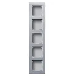 Gira Gehäuse 5-fach alu 136426