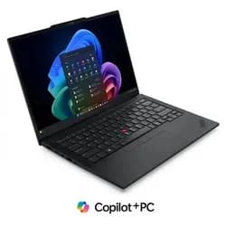 Lenovo ThinkPad E14 Gen 7 (14", 1000 GB, 32 GB, DE, Intel Core Ultra 7 258V), Notebook, Schwarz