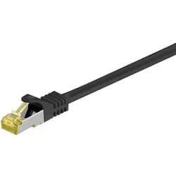 LAN CAT 7 S/FTP - Schwarz - 1m