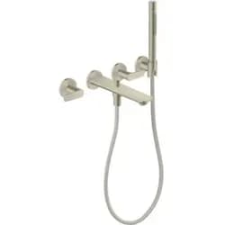 AXOR 49480820 3-Loch Fertigset Wannemisch.Wand UP - Silber