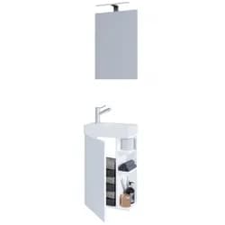 Badezimmer Lumia 3-tlg. Weiß