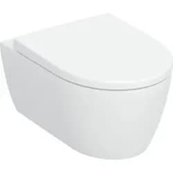 Geberit iCon Set Wand-WC, Tiefspüler 35,5x53cm, geschl. Ker.-de., m Sitz, we.