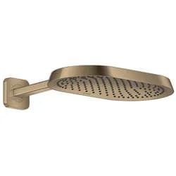 Hansgrohe AXOR ShowerSphere Kopfbrause 370/220 1jet mit Brausearm, Brushed Bronze