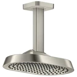 Hansgrohe AXOR ShowerSphere Kopfbrause 250/160 1jet EcoSmart mit Deckenanschluss, Edelstahl Optic